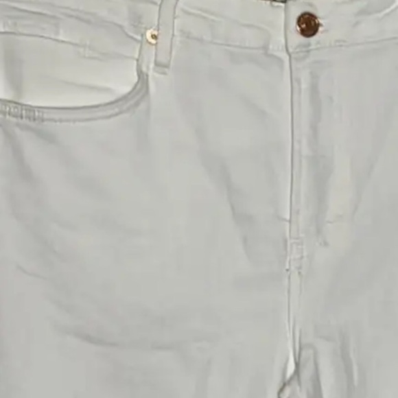 Free People  We the Free Carmen Hi waist optic white jeans.NWOT - Picture 7 of 7